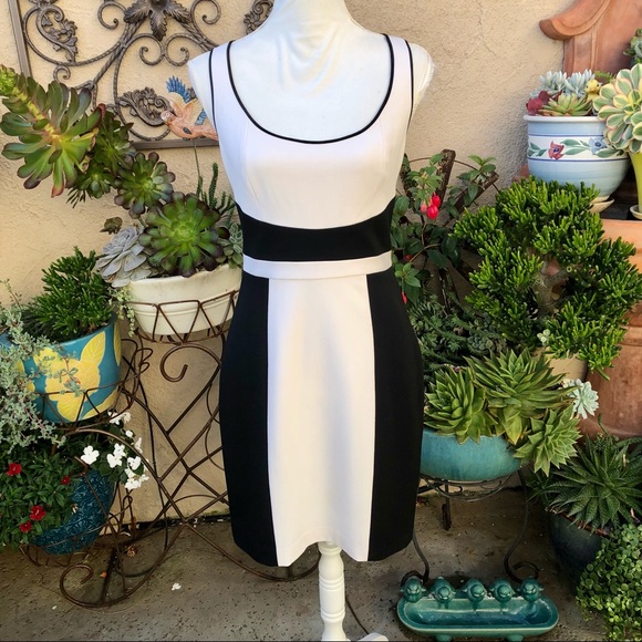 NWOT Jay Godfrey Racer Back Color Block Mini Dress *Perfect Professional Dress* - Picture 2 of 12